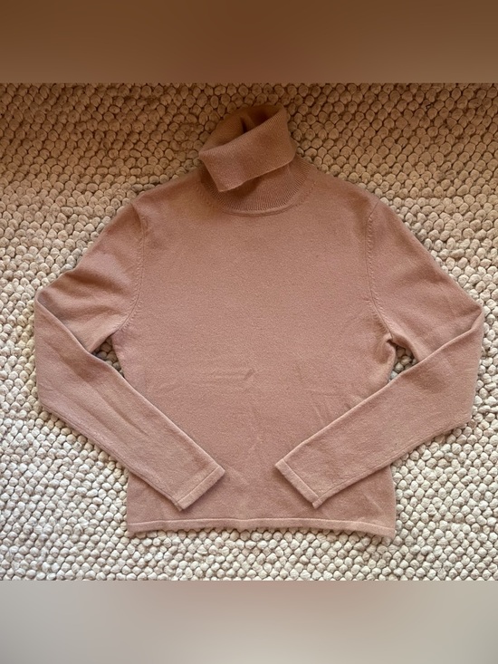 TSE Sweaters - VINTAGE TSE Cashmere Women’s Turtleneck Sweater in Dusty Rose